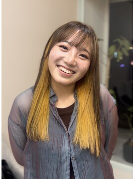 モナルダ(Monarda) 10代20代30代/韓国風ハイトーン/ダブルカラー【岡山】