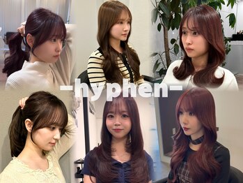 hyphen 伊勢崎 地毛風縮毛矯正 髪質改善 レイヤーカット【ハイフン】