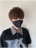 メンズカット/マッシュ/ラウンドマッシュ/ナチュラルベージュ