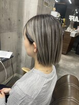 ラフ(LAFF)&nbsp;バレイヤージュ/切りっぱなしボブ/ママさん向け