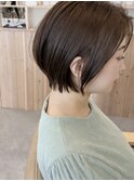 丸みシルエットの大人ショート