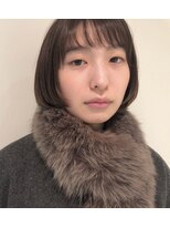 メグリ(meguri)&nbsp;マフラー　ショートボブ　ショート