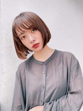 シンス 銀座(since) 小顔似合わせカット/ショートミニボブ/前髪イメチェン【銀座駅】