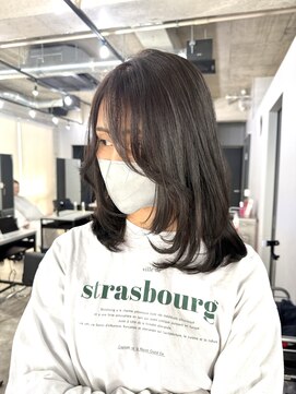 ネオ(neo.) 暗めカラー/グレージュ/レイヤースタイル/グレーベージュ