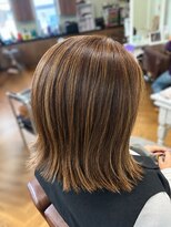 ルナ 大船店(LUNA)&nbsp;切りっぱなしハイライトボブ