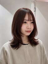 トリッカ シブヤ(TRICCA SHIBUYA)&nbsp;くびれレイヤー/くびれミディアム/ピンクブラウン