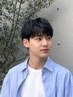 【メンズ限定】カット+フルカラー　　　［市川/men's/レイヤー］