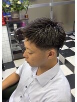 フォーティースリーヘアー(FORTYTHREE hair) テーパーフェード×スパイキージェット