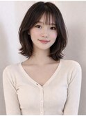 レイヤーボブくびれボブ大人ボブグレージュ韓国ボブ結べるボブ
