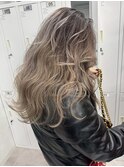 横浜西口顔周りカットブリーチカラーダブルカラーインナーカラー