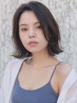キース ヘアアンドメイク 恵比寿(kith. hair&make)&nbsp;透明感グレージュ/デザインカット/外はねミディ