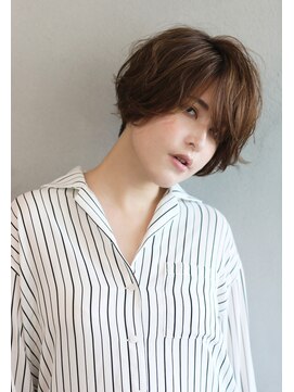 エヌ(N) 無造作ショートボブ