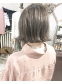 【Marl】オリーブグレージュカラーの外ハネボブ♪