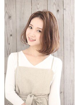 ソファ ヘア 仙台(Sofa) ナチュラルワンカールボブ【Sofa仙台/髪質改善/oggiotto】