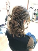 ハーフアップアレンジ【ヘアアレンジ　立川/立川南/八王子/袴】