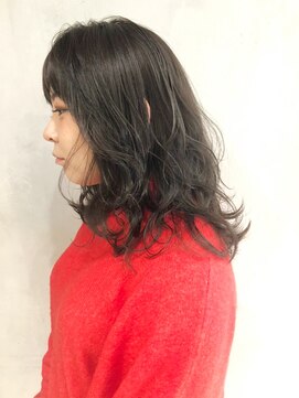 アイティー バイ アルバム 中野店(IT by ALBUM) カーキアッシュレイヤー_インナーグレージュ_ba275982