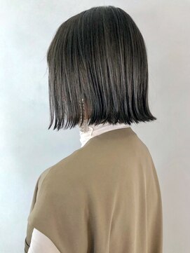 アイティー バイ アルバム 中野店(IT by ALBUM) カーキグレー_オリーブカラーハイライトカラー_ba305563