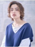【AUBE HAIR】大人カジュアル_ショートパーマ