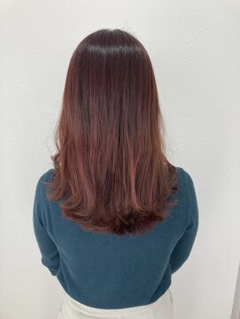 シエル 立川店(CIEL) 【CIEL 佐藤】ブリーチなしダブルカラー　チェリーレッド