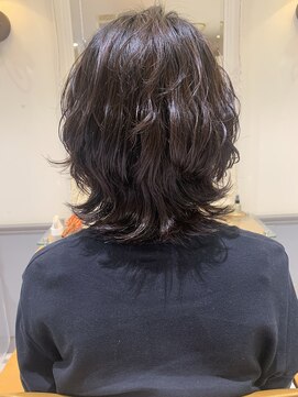 ブリッジ バイ ネオリーブ 綱島店(bridge by neolive) ウルフレイヤー&リッジパーマ