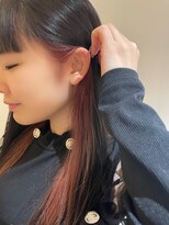 チーモ ハッピー ヘア メイク(CheeMo happy hair make) イヤリングカラーのロングヘア