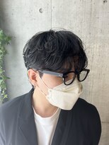 アルム オモテサンドウ(ALLM omotesando) シャドウパーマ メンズ韓国ヘア 韓国パーマ