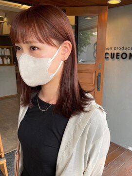 ヘア プロデュース キュオン(hair produce CUEON.) ナチュラルストレート×ビタミンカラー