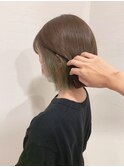 ローグ金町美容室《沙月》 インナー×オリーブ