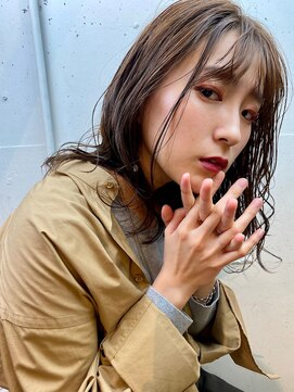 ガレージ バイ グリーン 原宿 表参道(Garage by green) 【loki】セミロング×パーマ