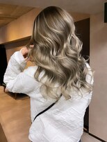 サニー 渋谷(SUNNY) バレイヤージュ、ハイライト、グレージュカラー、ココアベージュ