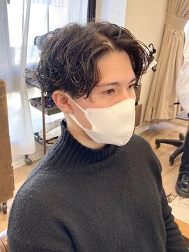 ペイジバイネオリーブ 吉祥寺店(Paige by Neolive) センターパート 波巻きツイストスパイラルパーマ