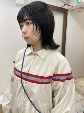 プフ 伏見(puf) 顔まわりウルフカット【伏見/丸の内/栄/髪質改善】