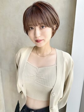 アフロート ルヴア(AFLOAT RUVUA) みねスタイル♪ 似合わせ ショート ボブ 20代 30代 小顔 新宿