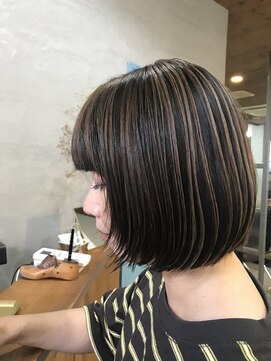 ヘアーミュゼ 井田店(Hair Musee) アンブレラカラーボブ