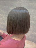 ふんわりカラーの丸みボブ♪