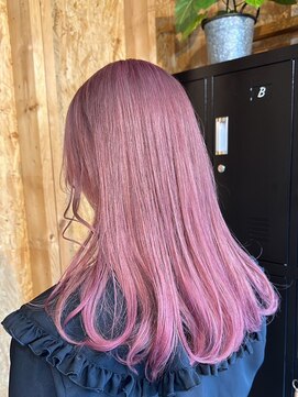 アフターニュース 新潟(afternews) ピンクベージュ/ダブルカラー/ケアブリーチ/髪質改善/駅南