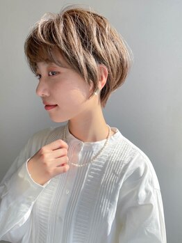 アング(Ang)の写真/「ショートに挑戦したいな」と思ったら是非<Ang>へ!細部までこだわる似合わせカットでイメチェンにも◎