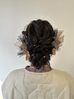 ファースト 郡山店(first)&nbsp;シニヨンアレンジ/ニュアンスカラー/30代40代50代