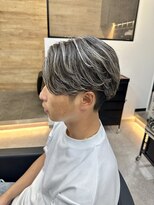 メンズ ラピス 横浜店(Men’sLapis)&nbsp;ホワイトメッシュ×センターパート