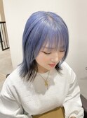 【HOSSY】デザインカラー_ブルーカラー☆ダブルカラー