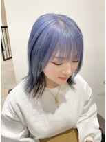 トマト(TOMTO)&nbsp;【HOSSY】デザインカラー_ブルーカラー☆ダブルカラー