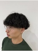 メンズ波巻きパーマ