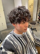 ＊柔らかい雰囲気が出るマッシュパーマ