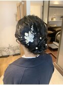 ふわふわシニヨン