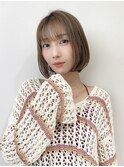 【RYOSUKE】ボブ_大人ボブ_ベージュカラー