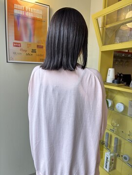 ヒントステーション(HINTSTATION) 〈浅草 半個室〉ストレート×ケアカラー