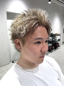 テクト バイアッシュ 吉祥寺店(Tect by Ash) ザクザクスパイキーショートミルクティーベージュ