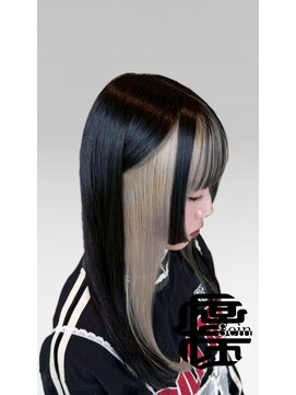 ザイン(Sein) Black×White blonde