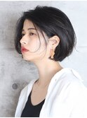 ワンレンショートボブ/前髪ボブ/ボブヘア〔銀座〕