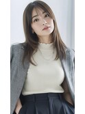 レイヤーカット/ハッシュカット/韓国風/髪質改善/グレージュ